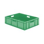 Transportkrat Euronorm plastic bak, krat TK0 800x600x210 groen