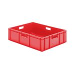 Transportkrat Euronorm plastic bak, krat TK0 800x600x210 rood