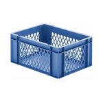 Transportkrat Euronorm plastic bak, krat TK1 400x300x175 blauw