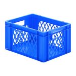 Transportkrat Euronorm plastic bak, krat TK1 400x300x210 blauw