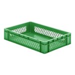 Transportkrat Euronorm plastic bak, krat TK1 600x400x120 groen