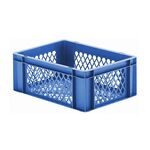 Transportkrat Euronorm plastic bak, krat TK2 400x300x145 blauw