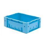 Zware transportkrat Euronorm plastic bak, krat VTK0 400x300x145 blauw