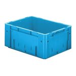 Zware transportkrat Euronorm plastic bak, krat VTK0 400x300x175 blauw