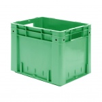 Zware transportkrat Euronorm plastic bak, krat VTK0 400x320x320 groen