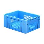 Zware transportkrat Euronorm plastic bak, krat VTK1 400x300x175 blauw