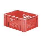 Zware transportkrat Euronorm plastic bak, krat VTK1 400x300x175 rood