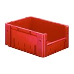 Zware transportkrat Euronorm plastic bak, krat VTK4 400x300x175 rood